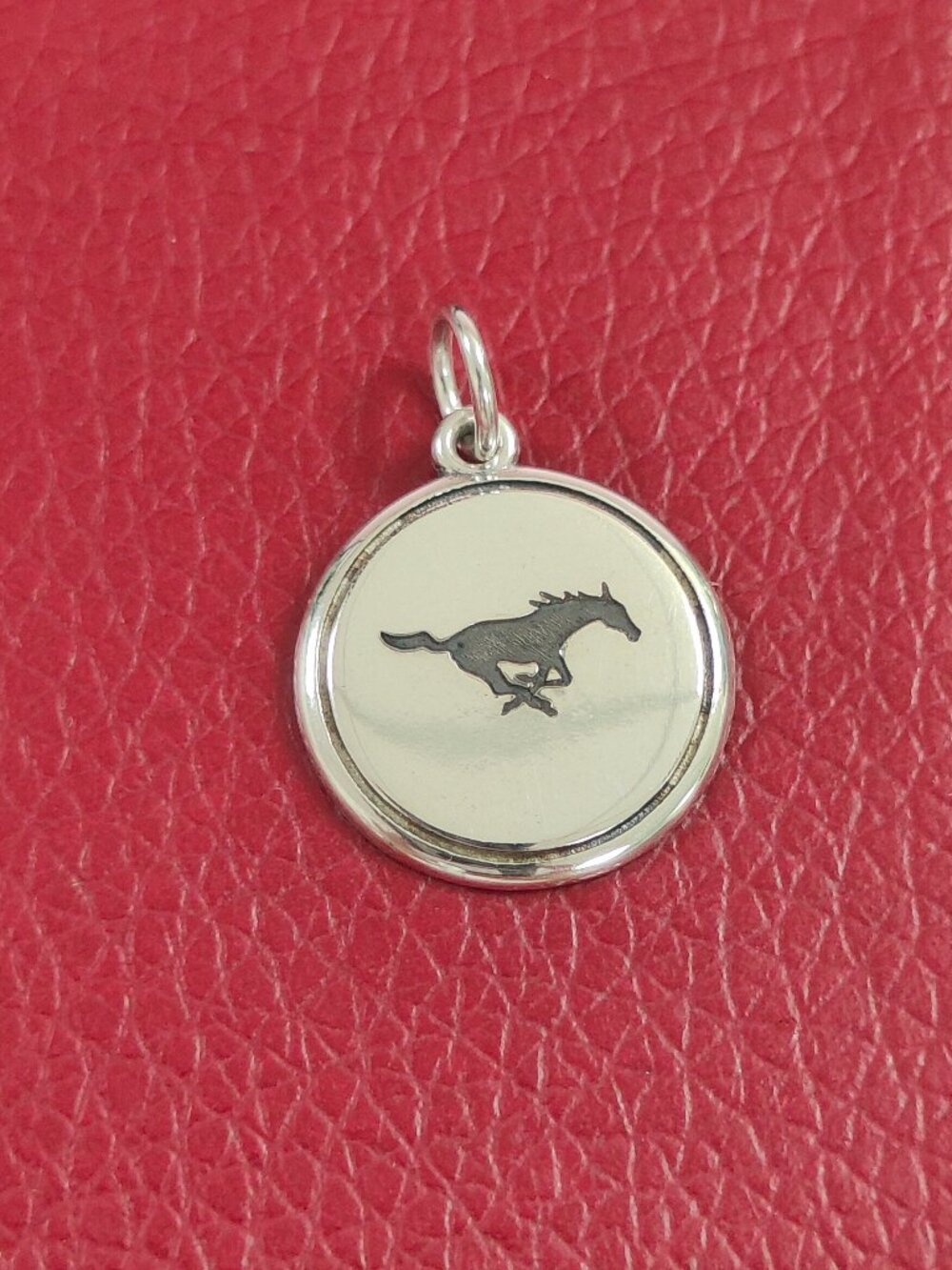 James Avery Southern Methodist University Disc Charm Sterling Silver with box